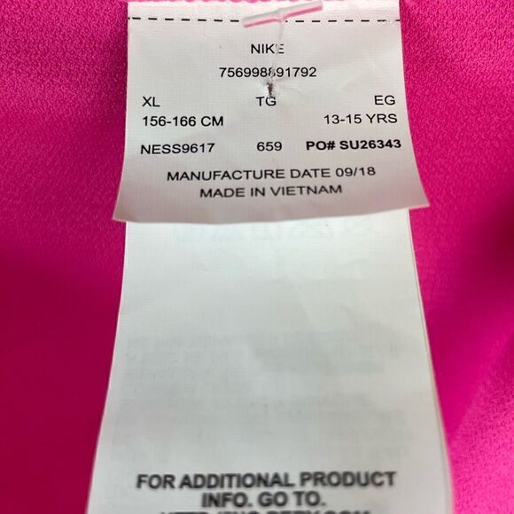 NWOT Nike Pink Swim Bottoms Size XL - Picture 3 of 3
